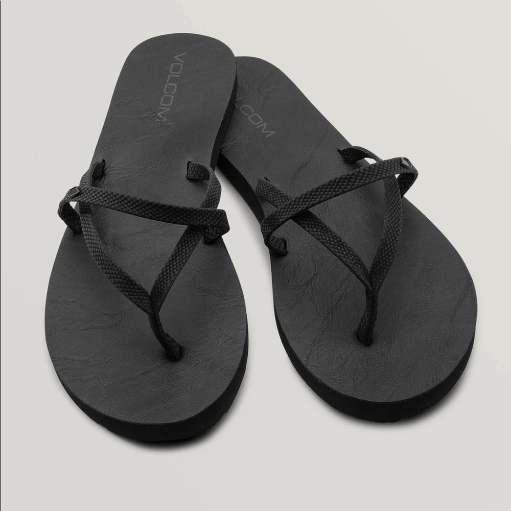 Volcom size eight all night long 2 sandals. New.